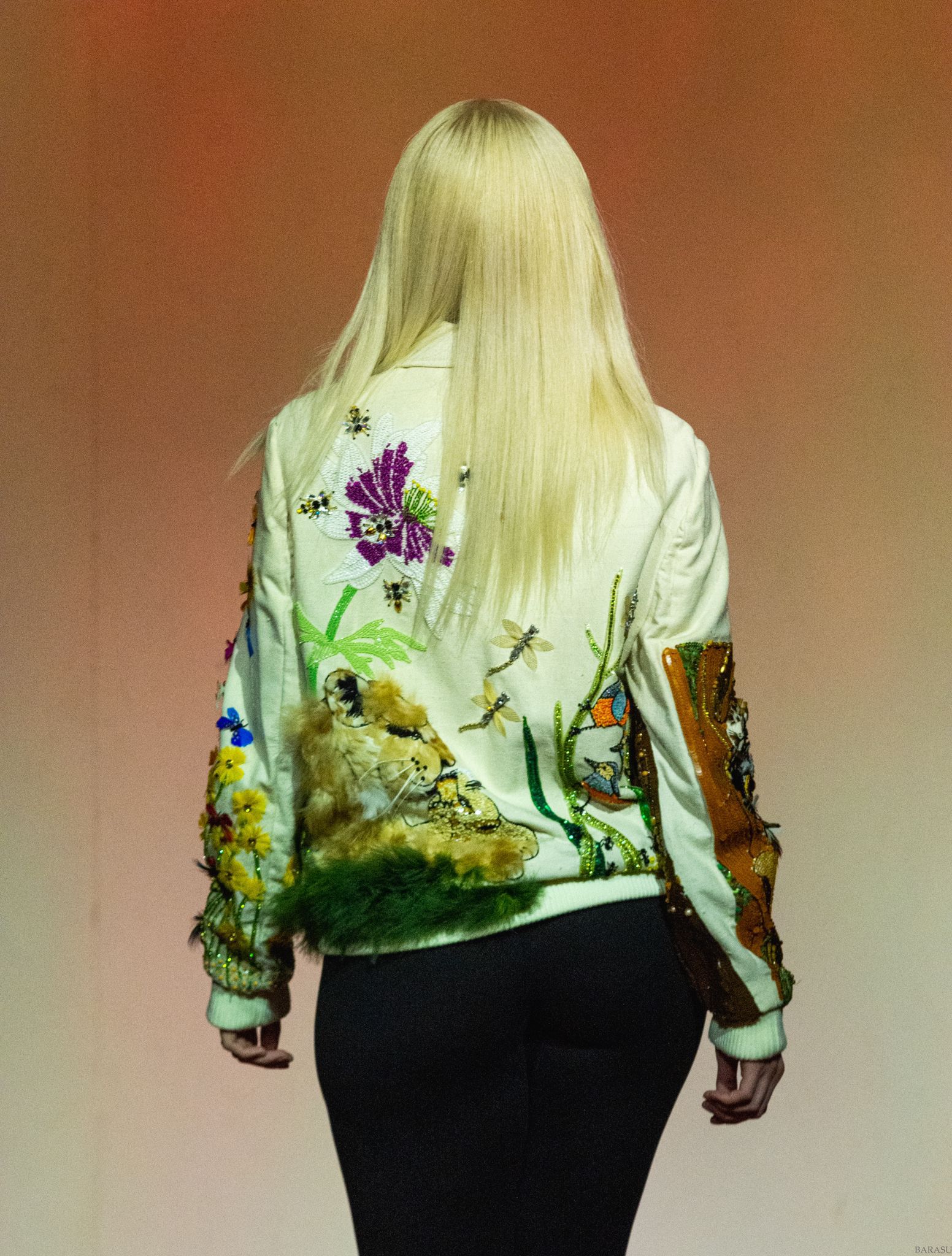 Jaqueta Jardim de Plumas